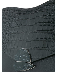 Черный кожаный клатч от Proenza Schouler