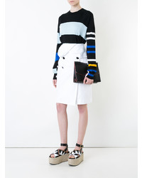 Черный кожаный клатч от Proenza Schouler