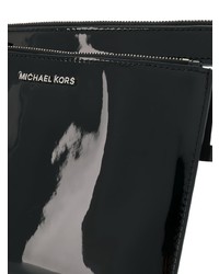 Черный кожаный клатч от MICHAEL Michael Kors