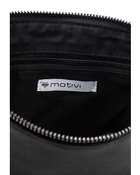 Черный кожаный клатч от Motivi