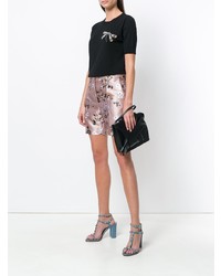 Черный кожаный клатч от N°21