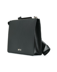 Черный кожаный клатч от N°21