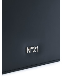 Черный кожаный клатч от No.21