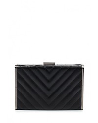 Черный кожаный клатч от Olga Berg