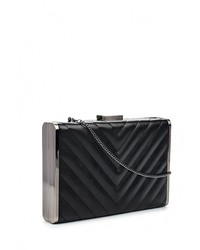 Черный кожаный клатч от Olga Berg