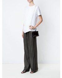 Черный кожаный клатч от Uma Raquel Davidowicz