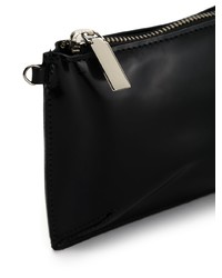 Черный кожаный клатч от Uma Raquel Davidowicz