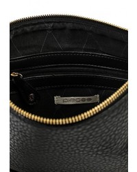 Черный кожаный клатч от Pieces