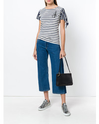 Черный кожаный клатч от JW Anderson