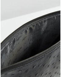 Черный кожаный клатч от Hype