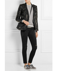 Черный кожаный клатч от Alexander Wang