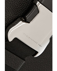 Черный кожаный клатч от Christopher Kane