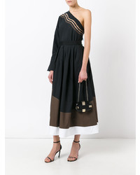 Черный кожаный клатч от Corto Moltedo