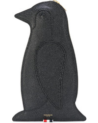 Черный кожаный клатч от Thom Browne
