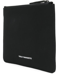 Черный кожаный клатч от Y-3