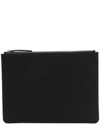 Черный кожаный клатч от Y-3