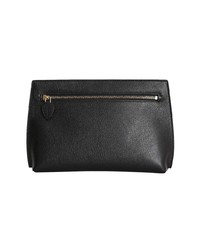 Черный кожаный клатч от Burberry