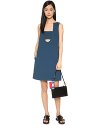 Черный кожаный клатч от Opening Ceremony