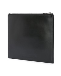 Мужской черный кожаный мужской клатч с принтом от Calvin Klein 205W39nyc