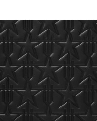 Мужской черный кожаный мужской клатч со звездами от Givenchy