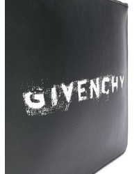 Мужской черный кожаный мужской клатч от Givenchy