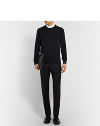 Мужской черный кожаный мужской клатч от Balenciaga