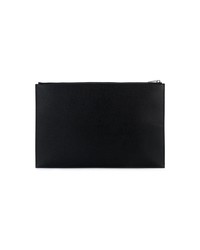 Мужской черный кожаный мужской клатч от Saint Laurent