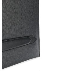 Мужской черный кожаный мужской клатч от Salvatore Ferragamo