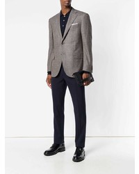 Мужской черный кожаный мужской клатч от Salvatore Ferragamo