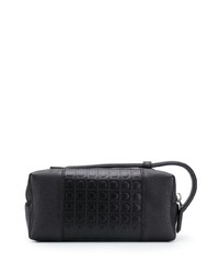 Мужской черный кожаный мужской клатч от Salvatore Ferragamo