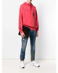 Мужской черный кожаный мужской клатч от Off-White