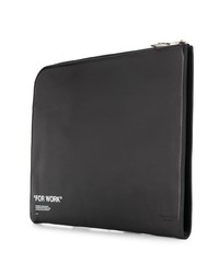 Мужской черный кожаный мужской клатч от Off-White