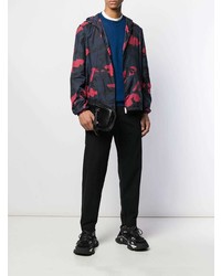 Мужской черный кожаный мужской клатч от Valentino