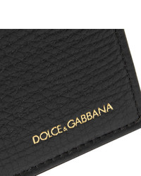 Мужской черный кожаный мужской клатч от Dolce & Gabbana