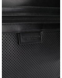 Мужской черный кожаный мужской клатч от Bottega Veneta
