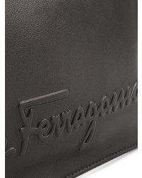 Мужской черный кожаный мужской клатч от Salvatore Ferragamo