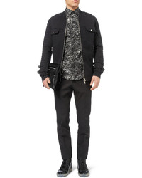 Мужской черный кожаный мужской клатч от Balenciaga