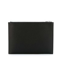 Мужской черный кожаный мужской клатч от Saint Laurent