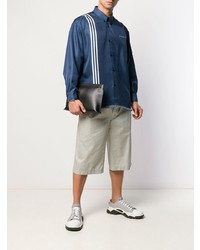 Мужской черный кожаный мужской клатч от Loewe