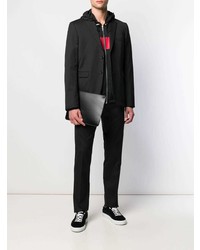 Мужской черный кожаный мужской клатч от Givenchy