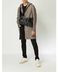 Мужской черный кожаный мужской клатч от Rick Owens