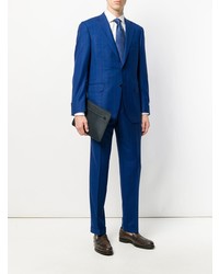 Мужской черный кожаный мужской клатч от Salvatore Ferragamo