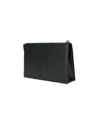 Мужской черный кожаный мужской клатч от Mulberry