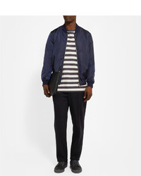 Мужской черный кожаный мужской клатч от Gucci