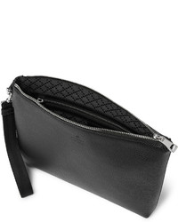 Мужской черный кожаный мужской клатч от Gucci