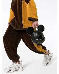 Мужской черный кожаный мужской клатч от Gucci