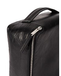 Мужской черный кожаный мужской клатч от Rick Owens