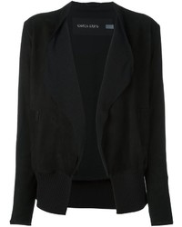 Женский черный кожаный пиджак от Giorgio Brato