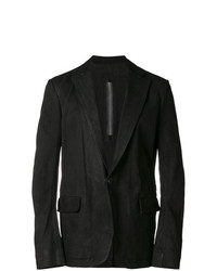 Мужской черный кожаный пиджак от Isaac Sellam Experience