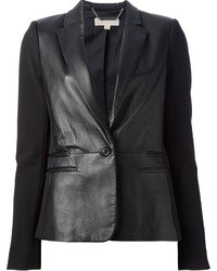 Женский черный кожаный пиджак от MICHAEL Michael Kors
